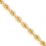10k Yellow Gold 6.5mm Rope Bracelet