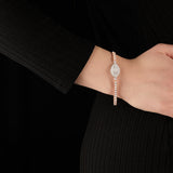 2.09 ct Tennis Bracelet with Evil Eye Accent