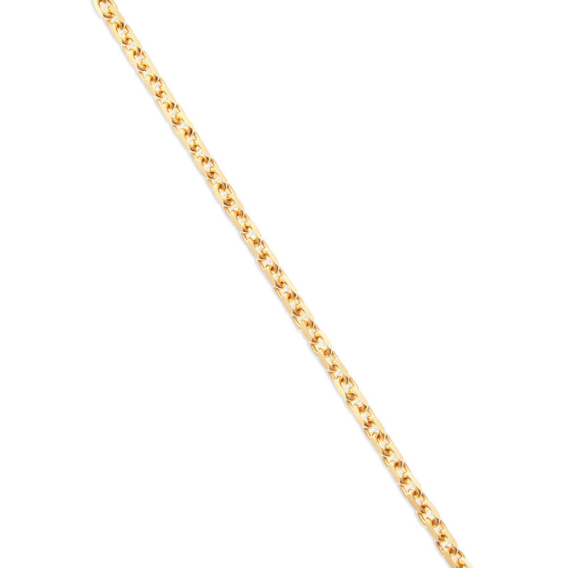 14K Solid Gold Hermes Chain, 3mm
