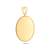 14K Gold Large Picture Pendant