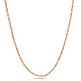 Gold Franco Chain, 2 mm - Shyne Jewelers 10K Rose Gold 16 Shyne Jewelers