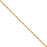 14K Solid Gold Franco Chain, 3mm