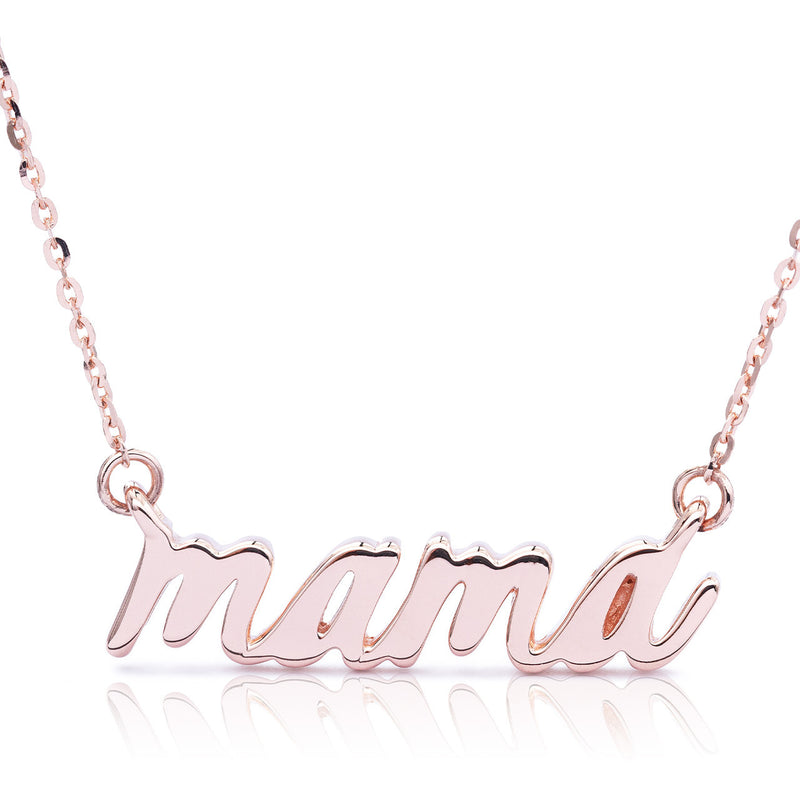 14k Gold Mama Statement Necklace
