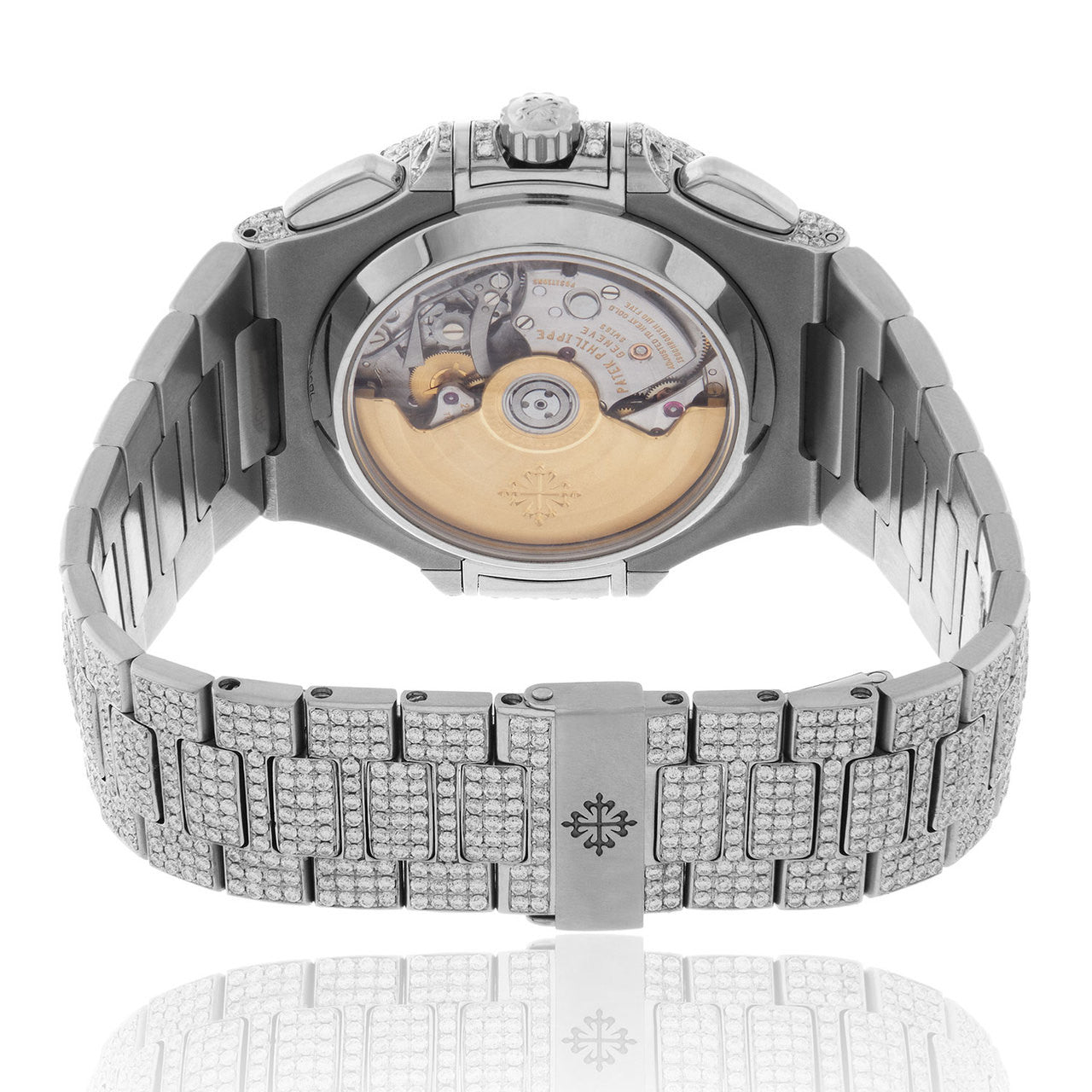 Patek Philippe Nautilus 5980 27.8ct Diamond Men's Watch