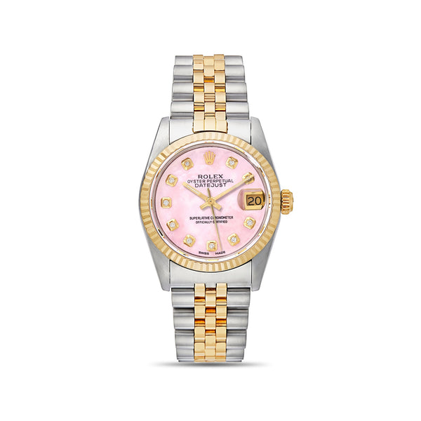 Women's Rolex DateJust 31mm Mother of Pearl 18K Yellow Gold & Stainless Steel