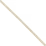 4-Prong Diamond Tennis Chain, 3 mm - Shyne Jewelers Yellow Gold Shyne Jewelers