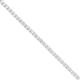 4 Prong Diamond Tennis Chain, 3 mm - Shyne Jewelers White Gold Shyne Jewelers