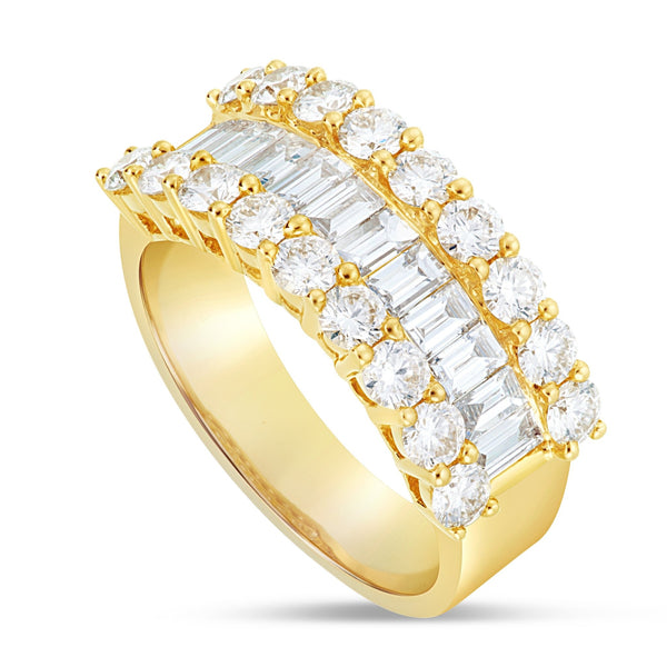 Diamond Half Eternity Ring - Shyne Jewelers L1217937 4 Shyne Jewelers