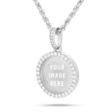 Diamond Picture Pendant, 1 Inch - Shyne Jewelers 160-00047 10KT Gold White Gold SI Shyne Jewelers