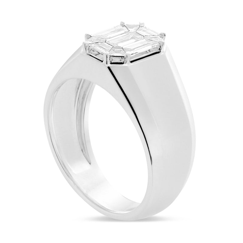 Emerald Diamond Ring - Shyne Jewelers 135-00189 White Gold Shyne Jewelers