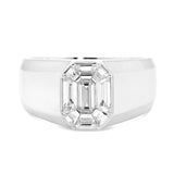 Emerald Diamond Ring - Shyne Jewelers 135-00189 White Gold Shyne Jewelers