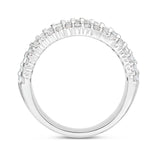 Emerald Half Eternity Ring - Shyne Jewelers KR104082GW1 4 Shyne Jewelers
