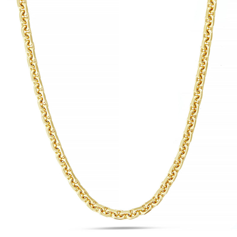 Gold Hermes Link Chain, 4.5 mm - Shyne Jewelers Yellow Gold Shyne Jewelers