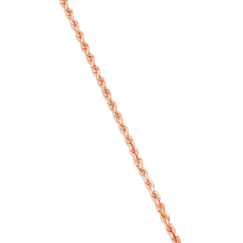 Gold Rope Chain, 3 mm - Shyne Jewelers 430-00790 10K 16 " Rose Gold Shyne Jewelers