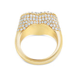 Heart Diamond Statement Ring - Shyne Jewelers R1640 Yellow Gold 4 Shyne Jewelers