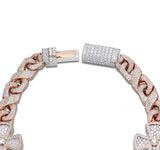 Lil Uzi Vert Custom Cross Chain - Shyne Jewelers LILUZICROSS Shyne Jewelers