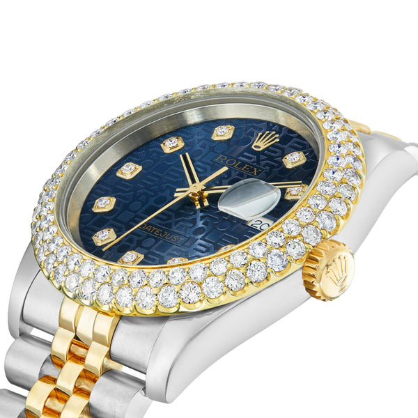Rolex DateJust 36mm with diamond bezel - Shyne Jewelers Rolex