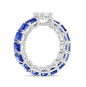 Sapphire Emerald Eternity Ring - Shyne Jewelers SAPPHIREETERNBAND_1 Shyne Jewelers