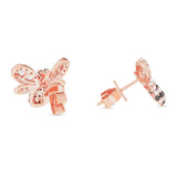 Shyne Collection Bumble Bee Diamond Studs - Shyne Jewelers Rose Gold Shyne Jewelers