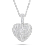 Shyne Collection Diamond Heart Pendant - Shyne Jewelers PE03404 White Gold Shyne Jewelers