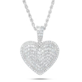 Shyne Collection Diamond Heart Pendant - Shyne Jewelers PE1M8729G White Gold Shyne Jewelers