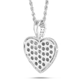 Shyne Collection Diamond Heart Pendant - Shyne Jewelers PE1M8729G White Gold Shyne Jewelers