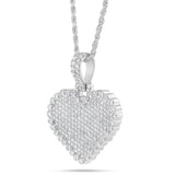 Shyne Collection Diamond Heart Pendant - Shyne Jewelers White Gold Shyne Jewelers