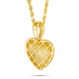 Shyne Collection Diamond Heart Pendant - Shyne Jewelers PE03404 Yellow Gold Shyne Jewelers