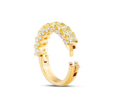 Yellow Diamond Half Eternity Wedding Band - Shyne Jewelers YDYGEMR_2 Shyne Jewelers