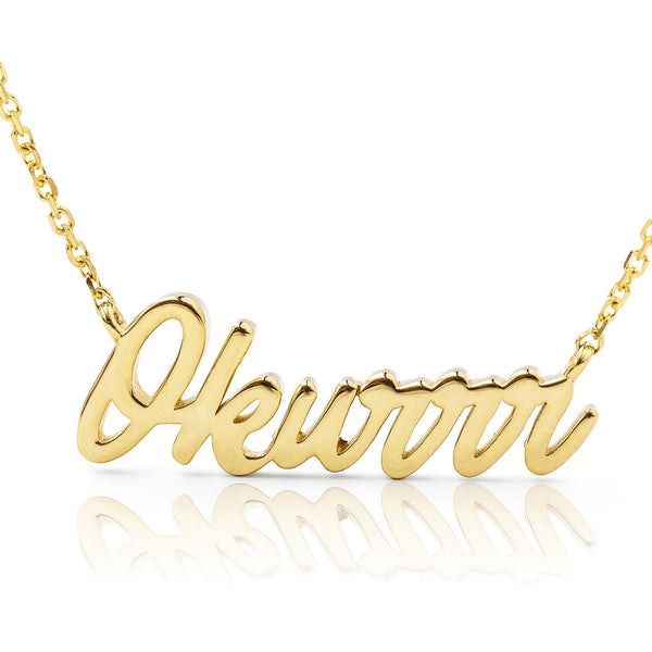 10k Gold Okurrr Statement Necklace