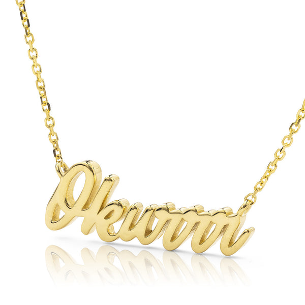 10k Gold Okurrr Statement Necklace