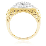 10K Yellow Gold 2.18ct Diamond Ring