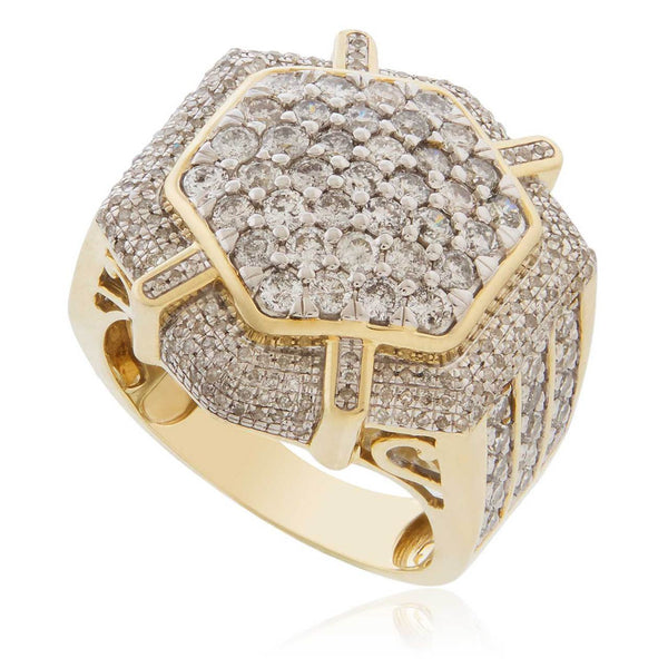 10k Yellow Gold 3.04ct Diamond Ring