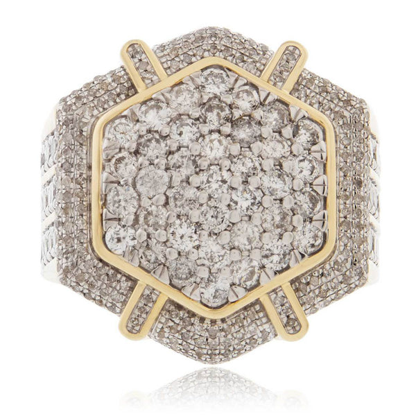 10k Yellow Gold 3.04ct Diamond Ring