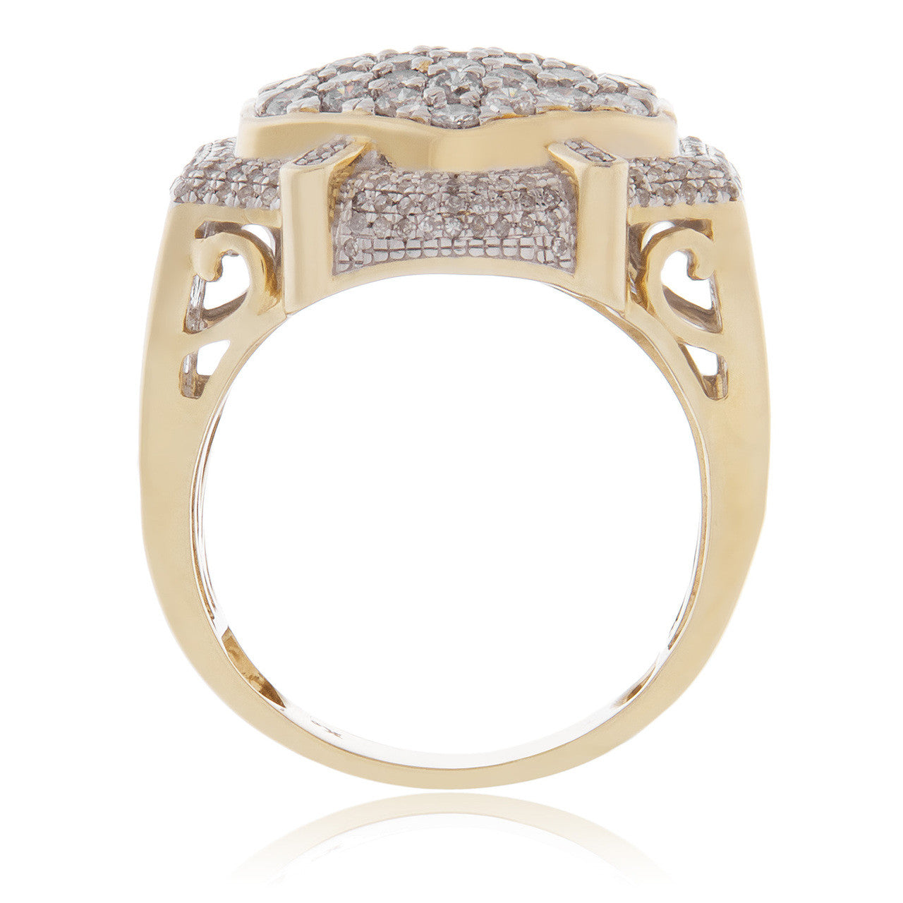 10k Yellow Gold 3.04ct Diamond Ring