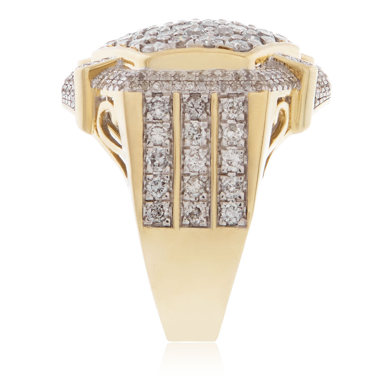 10k Yellow Gold 3.04ct Diamond Ring