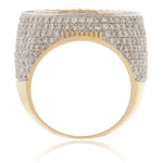 10k Yellow Gold 4.25ct Diamond Ring