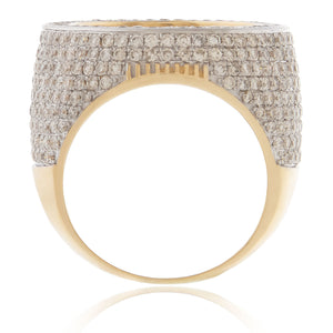 10k Yellow Gold 4.25ct Diamond Ring