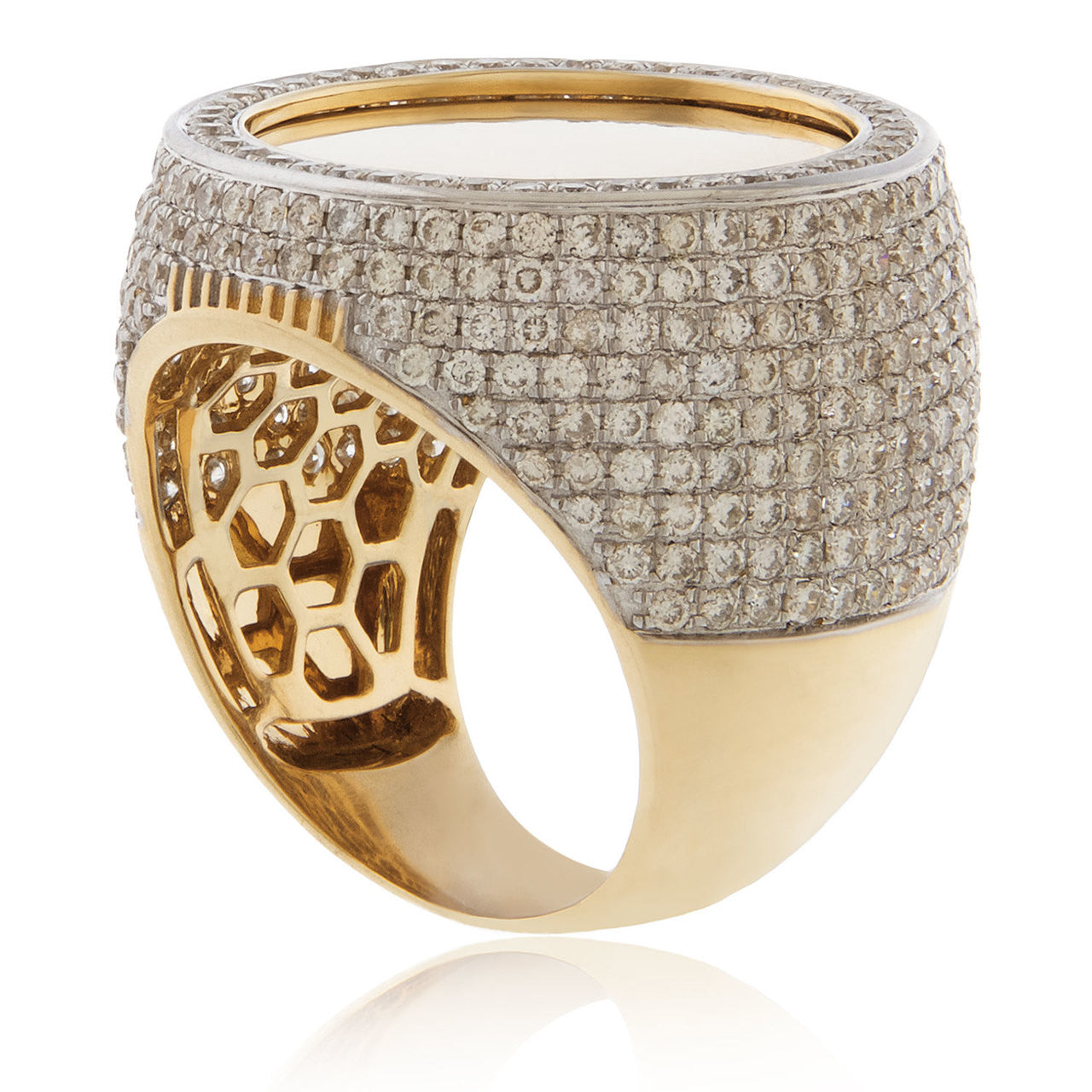 10k Yellow Gold 4.25ct Diamond Ring