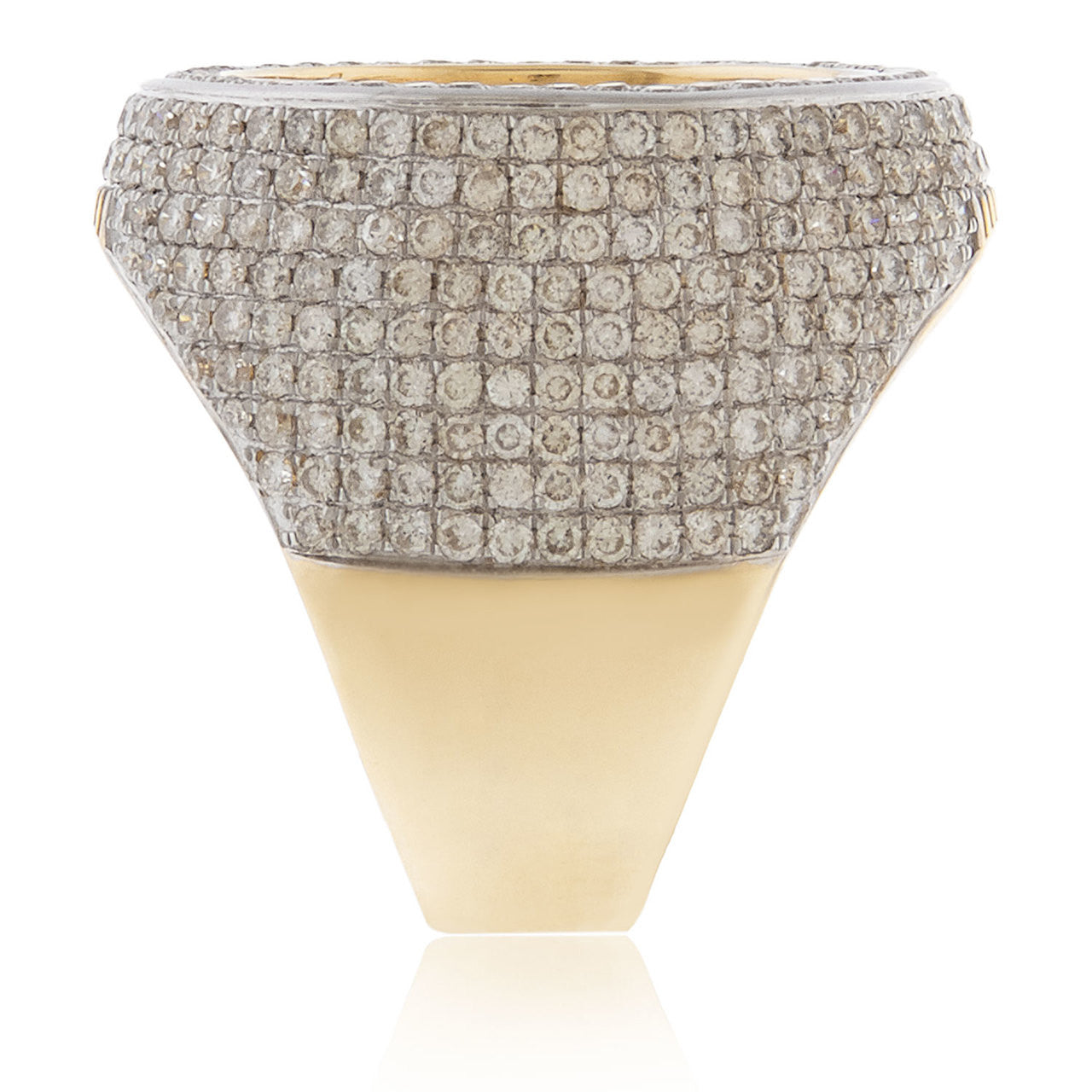10k Yellow Gold 4.25ct Diamond Ring
