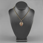 10k Yellow Gold .75ct Diamond Lion's Head Pendant