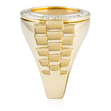 Yellow Gold 0.67ct Pure Coin Diamond Ring