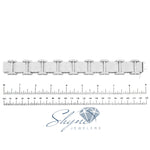10k White Gold 19.5ct Diamond Bracelet