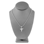 10k White Gold  .50ct Diamond Angel