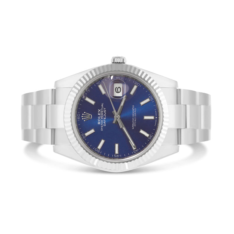 Rolex Datejust 41 mm PERPETUAL Blue Dial with Oyster Bracelet
