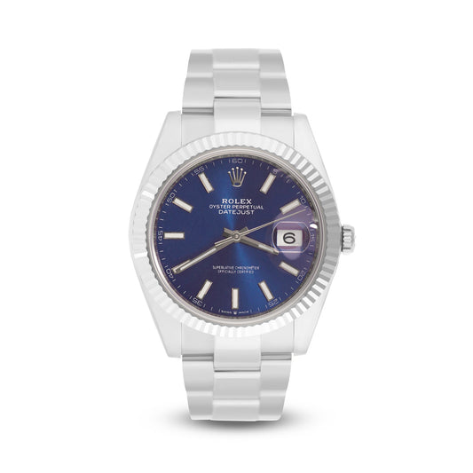 Rolex Datejust 41 mm PERPETUAL Blue Dial with Oyster Bracelet