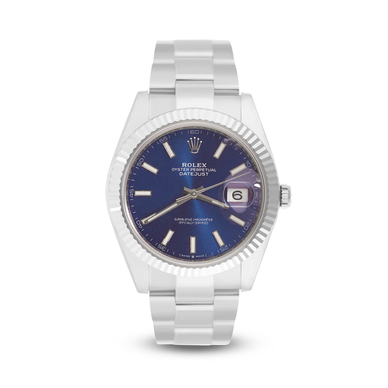 Rolex Datejust 41 mm PERPETUAL Blue Dial with Oyster Bracelet