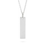 Gift for your loved ones - 14K Gold Custom Vertical Bar Necklace