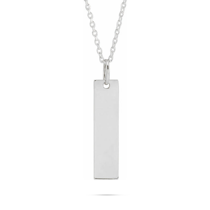 Gift for your loved ones - 14K Gold Custom Vertical Bar Necklace