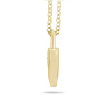 14kt Gold Engravable Heart Lock Necklace